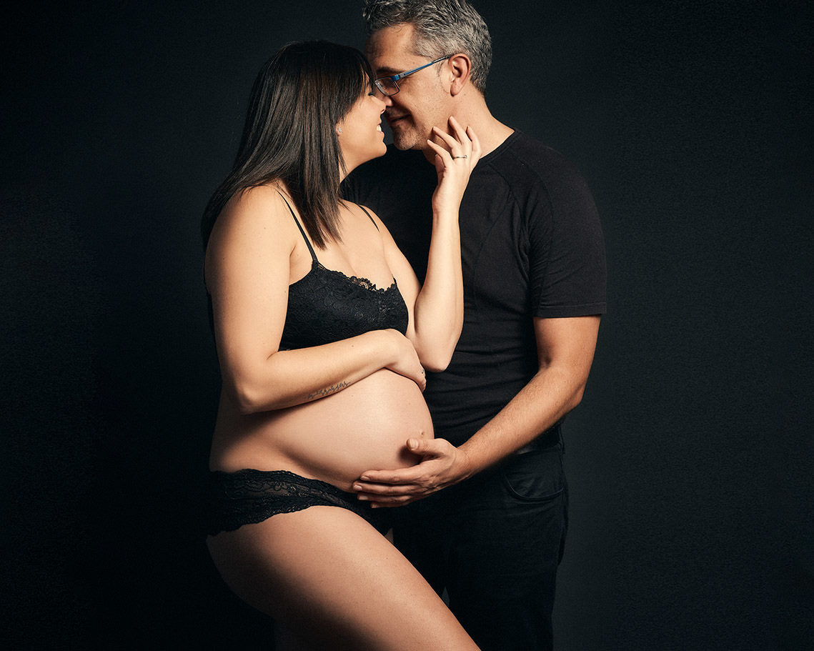 Fotografía de reportaje de embarazada en Logroño